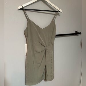 Abercrombie & Fitch Mini Sage Green Dress
